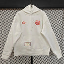 SWEATSHIRT FLAMENGO COM CAPUZ – UNISSEXO (BRANCO)