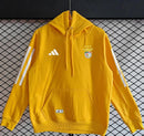 SWEATSHIRT SL BENFICA AMARELA COM CAPUZ 25/26 – UNISSEXO