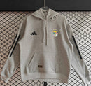 SWEATSHIRT SL BENFICA CINZA COM CAPUZ 25/26 – UNISSEXO
