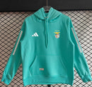 SWEATSHIRT SL BENFICA VERDE-ÁGUA COM CAPUZ 25/26 – UNISSEXO