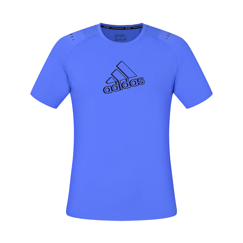 T-SHIRT ADIDAS HOMEM - AZUL CLARO
