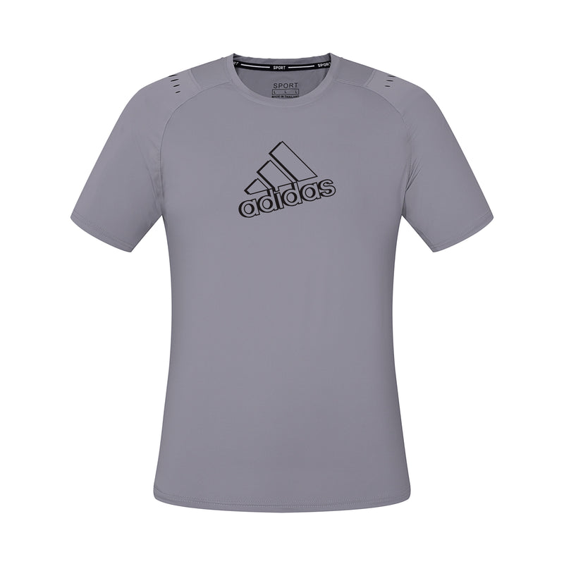 T-SHIRT ADIDAS HOMEM - CINZA