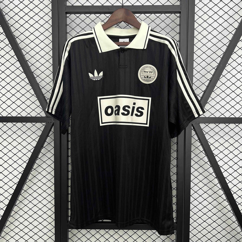 T-Shirt Adidas Oasis Homem – Preto com Branco (Edição Especial)
