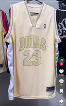 CAMISOLA NBA CHICAGO BULLS DOURADA