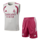 CONJUNTO DE TREINO ALTERNATIVO SEM MANGAS REAL MADRID 26/27