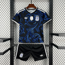 CAMISOLA ARGENTINA  ALTERNATIVA 2026/27 - COPA DO MUNDO 2026 - CONJUNTO INFANTIL (Cópia)