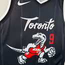 CAMISOLA NBA RAPTORS RJ BARRETT 2025/2026 CITY PRETA - HOMEM