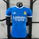camisola Real Madrid III 2526 – Terceiro Equipamento Azul Homem