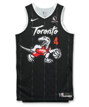 CAMISOLA NBA RAPTORS RJ BARRETT 2025/2026 CITY PRETA - HOMEM